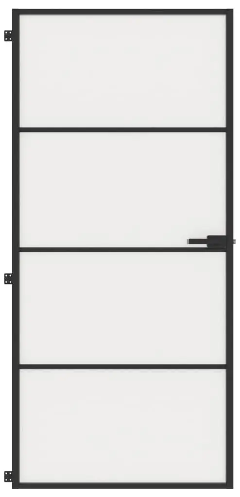 Usa de interior vidaXL 155121 930mm (Black/Frosted)