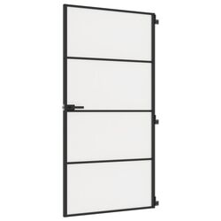 Межкомнатная дверь vidaXL 155123 1025mm (Black/Matte) Thumb