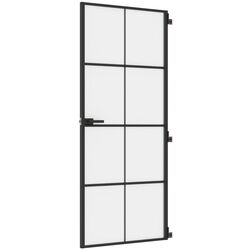 Межкомнатная дверь vidaXL 155127 830mm (Black/Matte) Thumb