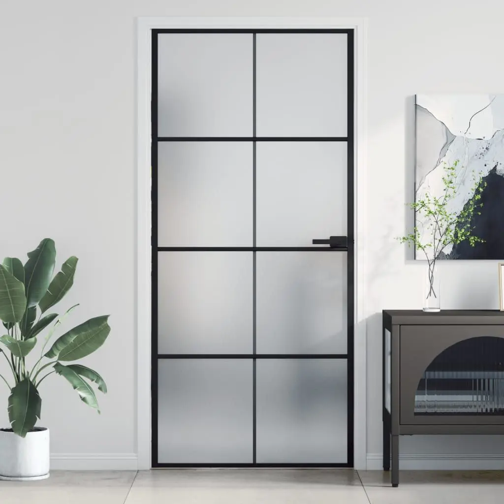 Usa de interior vidaXL 155129 930mm (Black/Matte) - 6