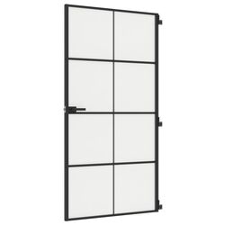 Межкомнатная дверь vidaXL 155131 1025mm (Black/Matte) Thumb