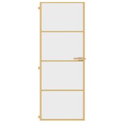 Usa de interior vidaXL 155132 760mm (Gold/Transparent)