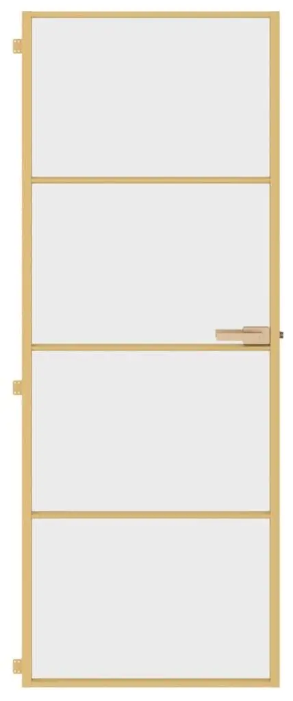 Межкомнатная дверь vidaXL 155132 760mm (Gold/Transparent)