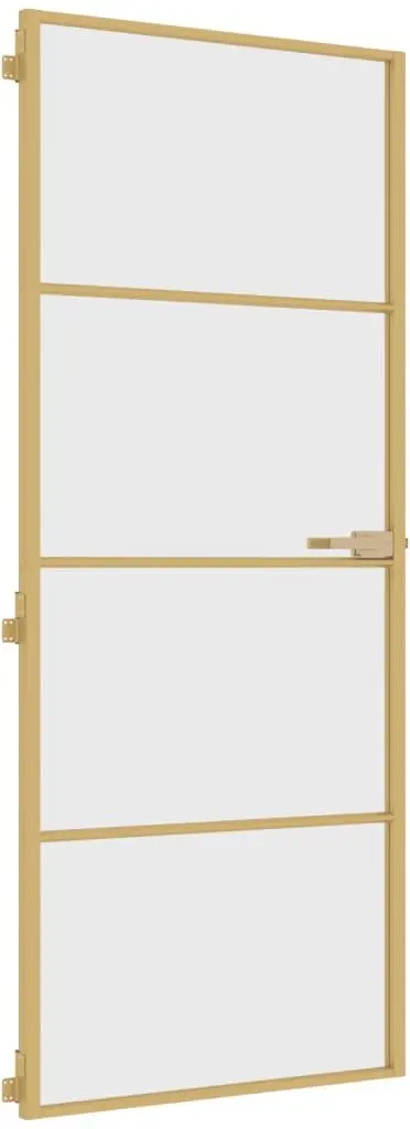 Usa de interior vidaXL 155133 830mm (Gold/Transparent)