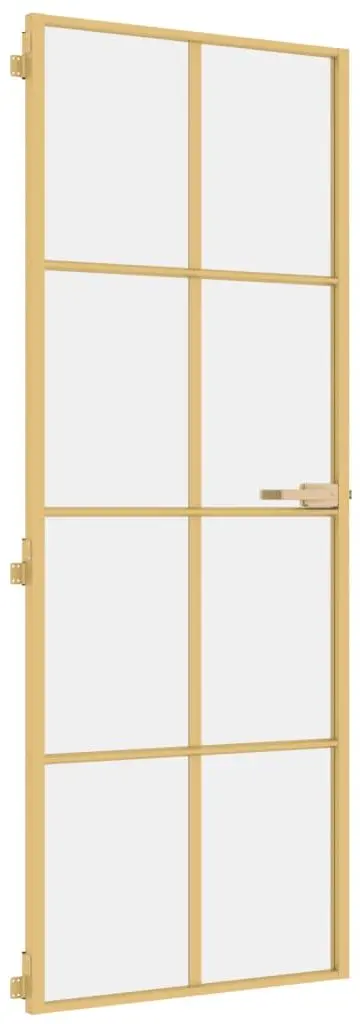 Usa de interior vidaXL 155140 760mm (Gold/Transparent)