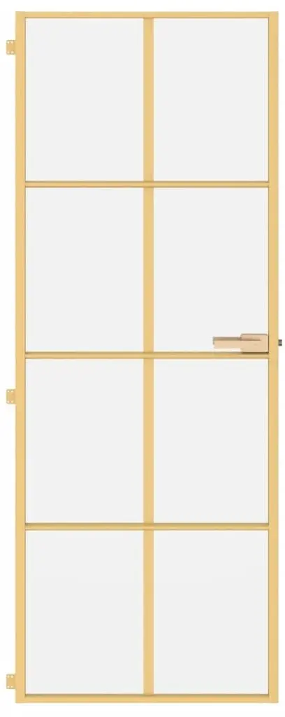Usa de interior vidaXL 155140 760mm (Gold/Transparent)