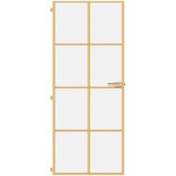 Usa de interior vidaXL 155141 830mm (Gold/Transparent)