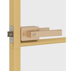 Usa de interior vidaXL 155141 830mm (Gold/Transparent) Thumb