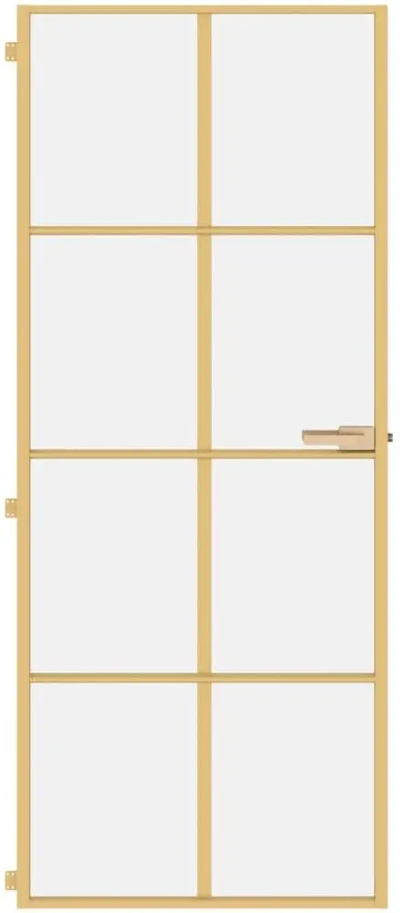Usa de interior vidaXL 155141 830mm (Gold/Transparent)