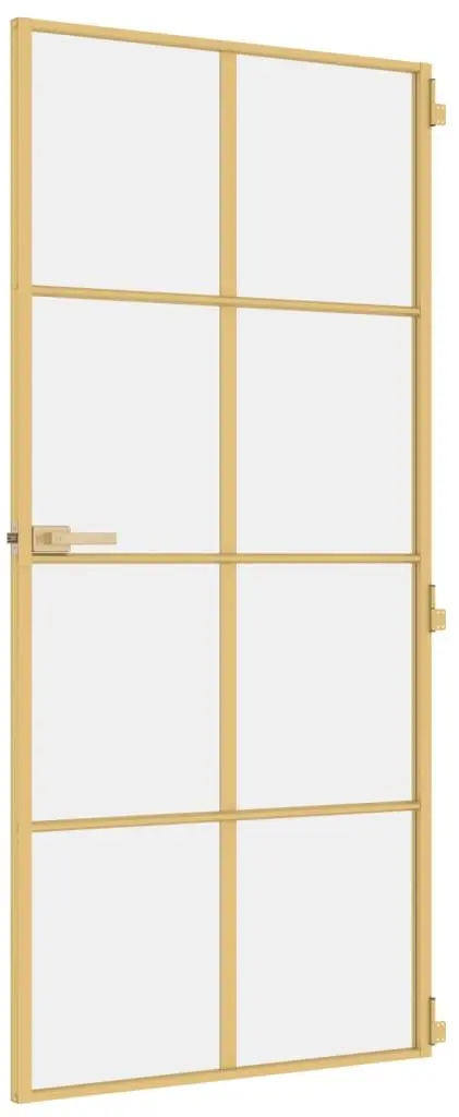 Usa de interior vidaXL 155142 930mm (Gold/Transparent) - 2