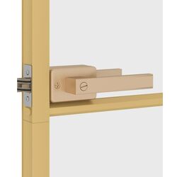 Usa de interior vidaXL 155142 930mm (Gold/Transparent) Thumb