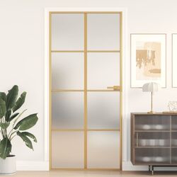 Usa de interior vidaXL 155146 930mm (Gold/Transparent) Thumb