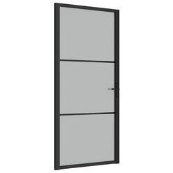 Межкомнатная дверь vidaXL 350554 930mm (Black/Matte) Thumb