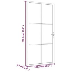 Usa de interior vidaXL 350559 1025mm (Black/Matte) Thumb