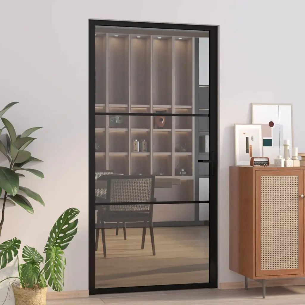 Usa de interior vidaXL 350563 1025mm (Black/Transparent) - 5