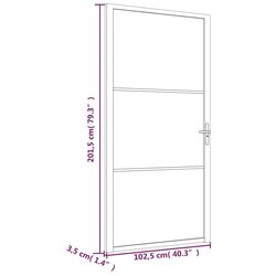 Usa de interior vidaXL 350563 1025mm (Black/Transparent) Thumb