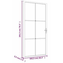 Usa de interior vidaXL 350567 1025mm (Black/Transparent) Thumb