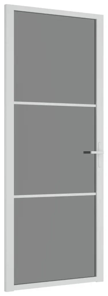 Usa de interior vidaXL 350585 830mm (White/Transparent Grey) - 2