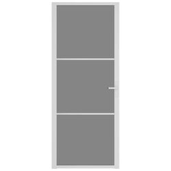 Usa de interior vidaXL 350585 830mm (White/Transparent Grey)