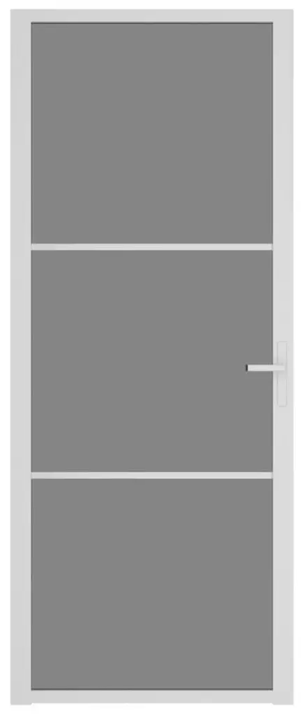 Usa de interior vidaXL 350585 830mm (White/Transparent Grey)