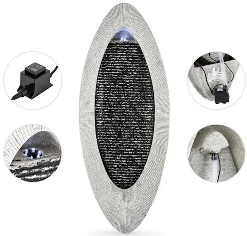 Fantana decorativa Blumfeld Gavarnie (Silver) - 4