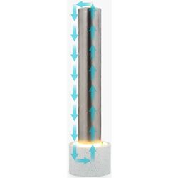 Fantana decorativa Blumfeldt Ayana (White/Silver) Thumb
