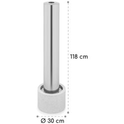 Fantana decorativa Blumfeldt Ayana (White/Silver) Thumb
