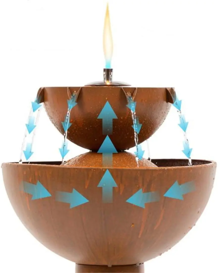 Fantana decorativa Blumfeldt Hadrian (Brown) - 2