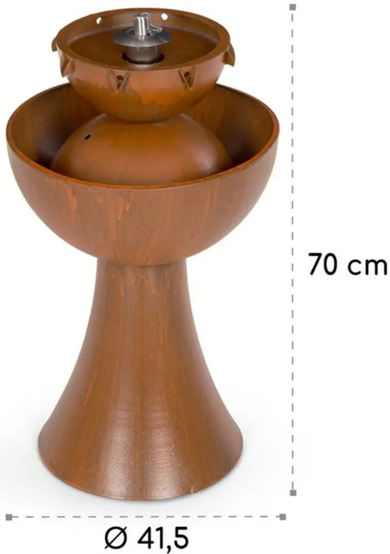 Fantana decorativa Blumfeldt Hadrian (Brown) - 4