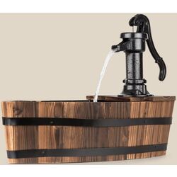 Fantana decorativa Blumfeldt Starnberg (Black/Wood) Thumb