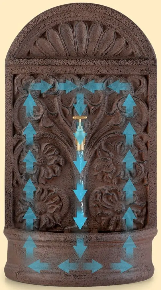 Cascada decorativa Blumfeldt Blumquell (Brown) - 2