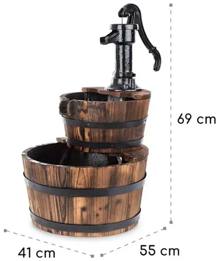 Cascada decorativa Blumfeldt Cascada Doble (Brown/Black) - 7