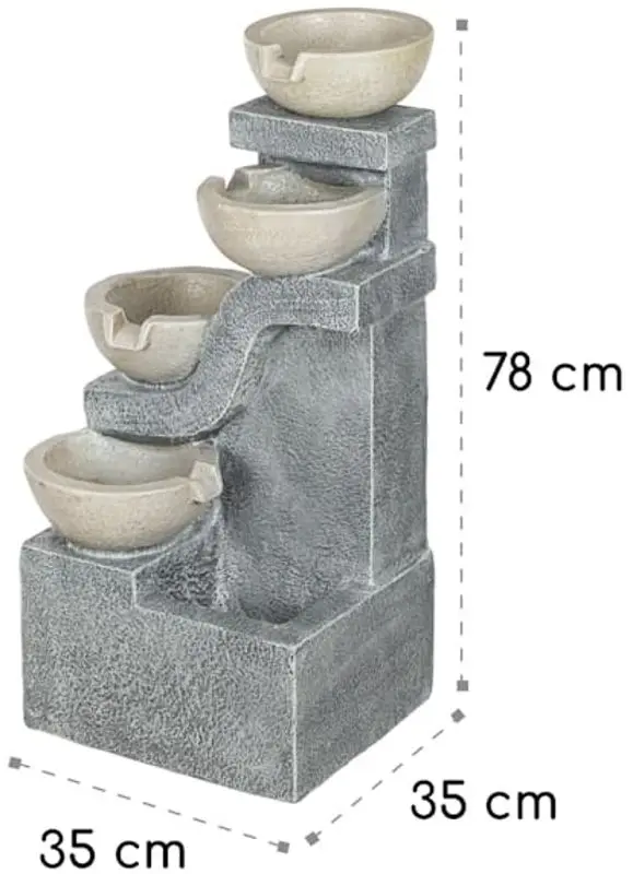 Cascada decorativa Blumfeldt Delos (Grey) - 2