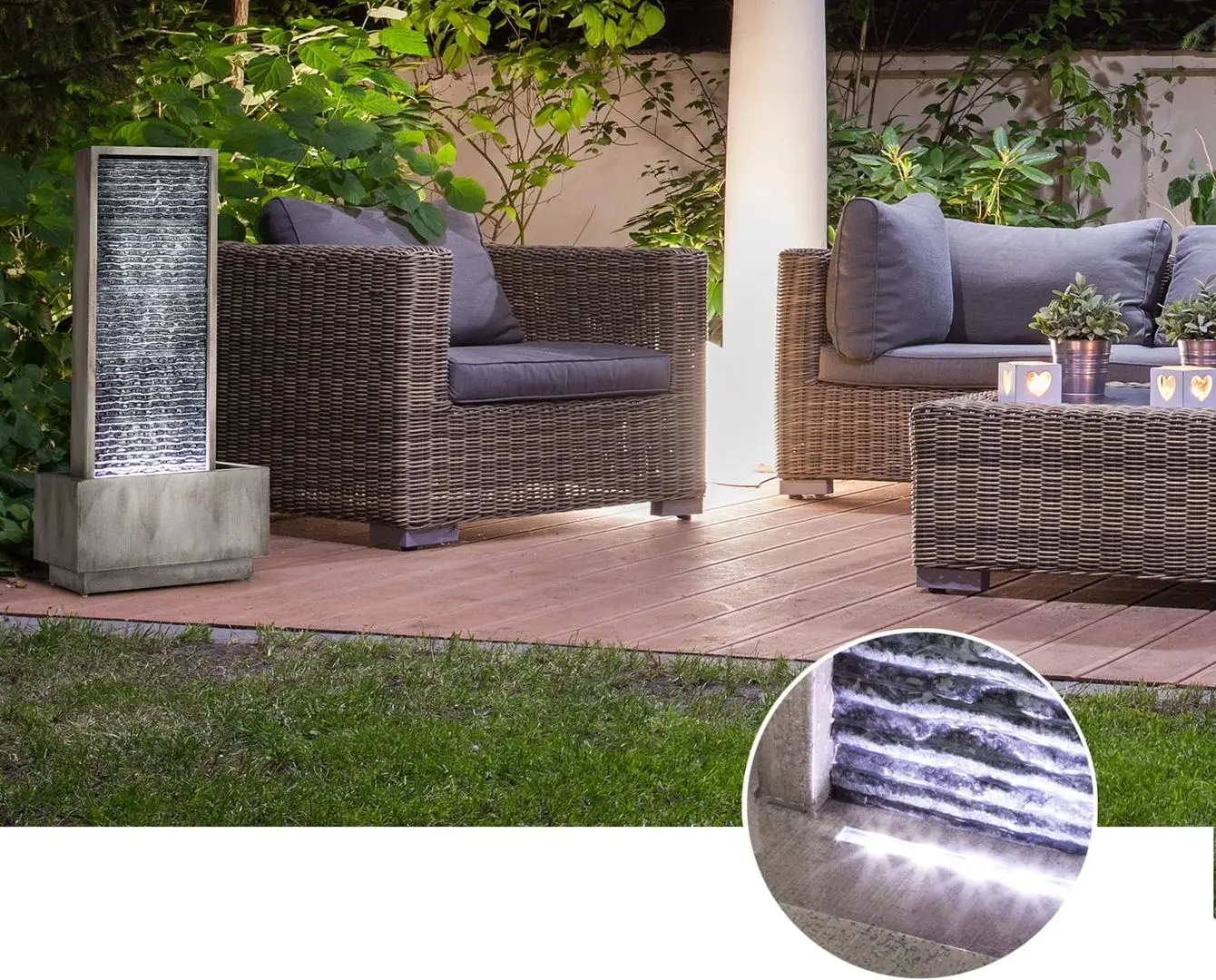 Cascada decorativa Blumfeldt Imperia (Grey) - 3