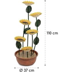 Cascada decorativa Blumfeldt Le Tournesol (Yellow/Terracota) Thumb
