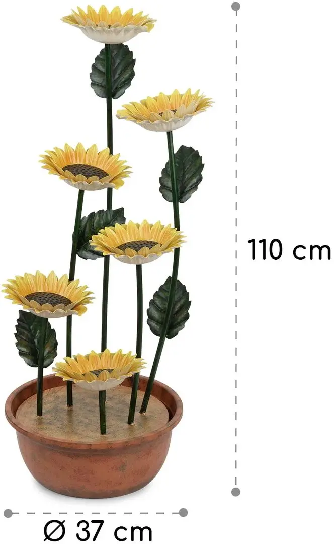 Cascada decorativa Blumfeldt Le Tournesol (Yellow/Terracota) - 2