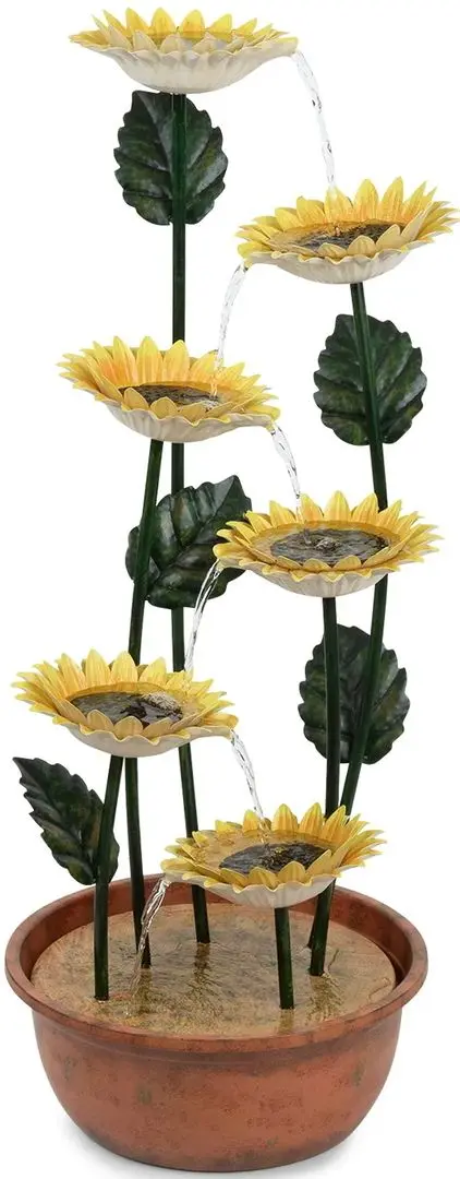 Cascada decorativa Blumfeldt Le Tournesol (Yellow/Terracota)