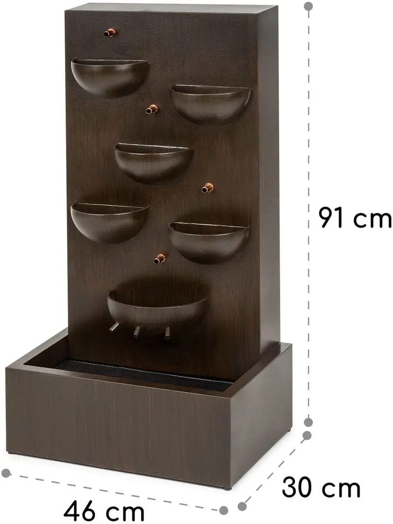 Cascada decorativa Blumfeldt Montpellier (Brown) - 2
