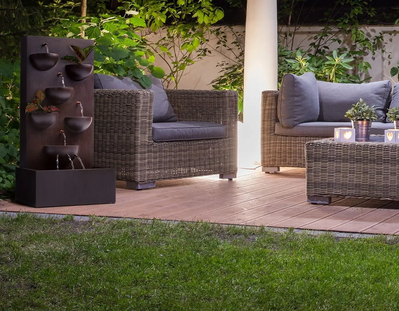 Cascada decorativa Blumfeldt Montpellier (Brown) - 4