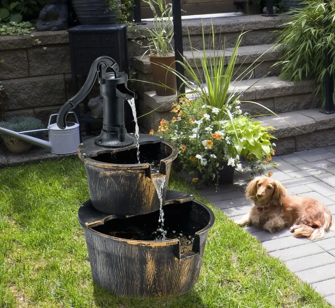 Cascada decorativa Costway OP70961DE (Antique Bronze)