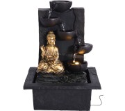 Havuz decorativ cu iluminare Proms Buddha 30х21cm (Black/Gold)