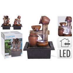 Фонтан декоративный с подсветкой Proms Кувшины 28x21cм (Black/Brown) Thumb