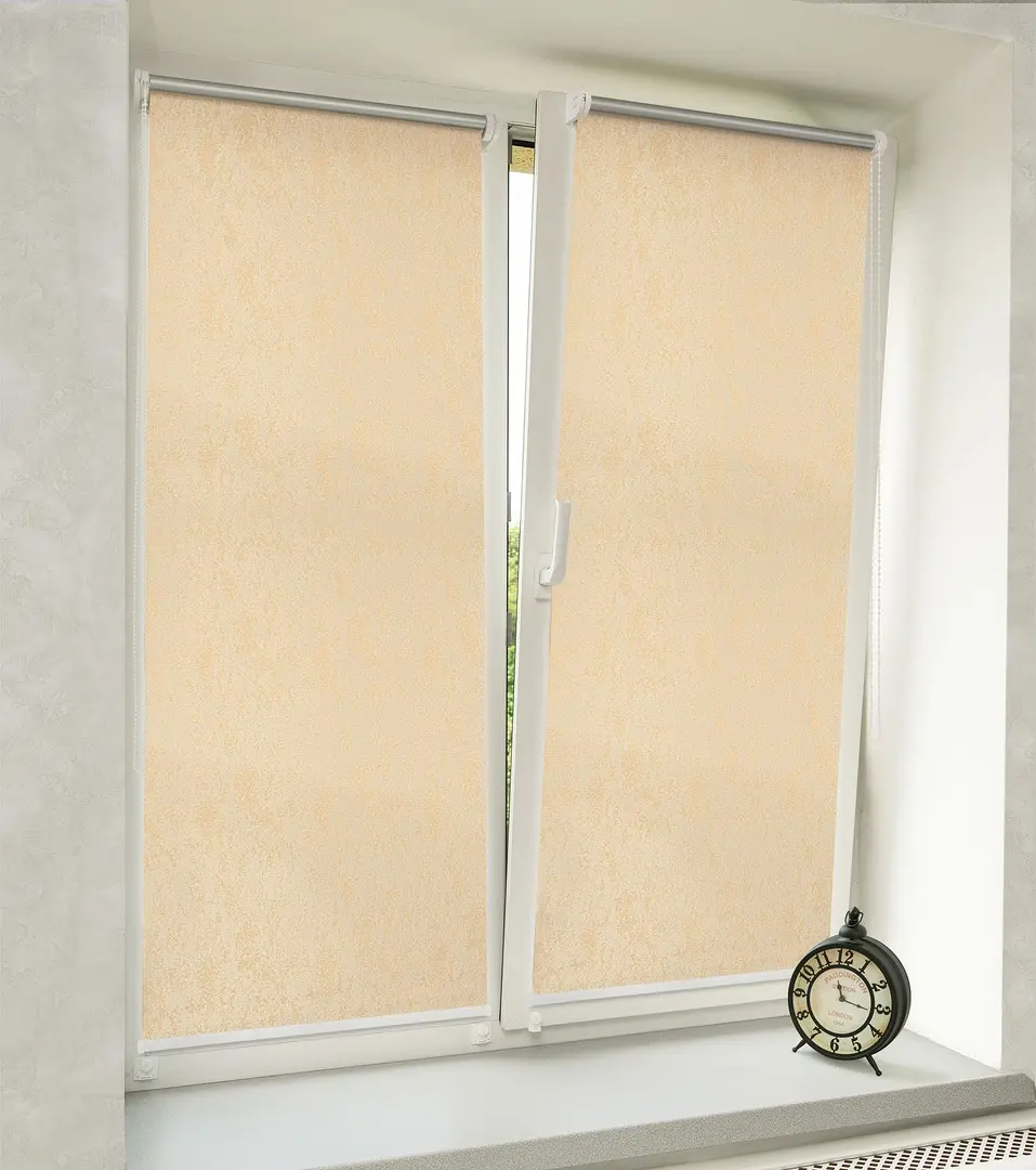 Рулонная штора Delfa Mini Premium СРШ-01МП 77012 48x170cm (Beige) - 5