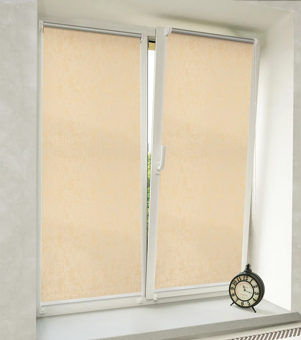 Рулонная штора Delfa Mini Premium СРШ-01МП 77012 52x170cm (Beige) - 4
