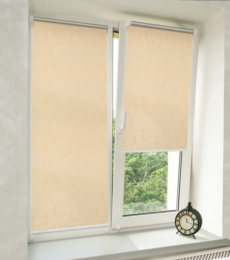 Рулонная штора Delfa Mini Premium СРШ-01МП 77012 57x170cm (Beige)