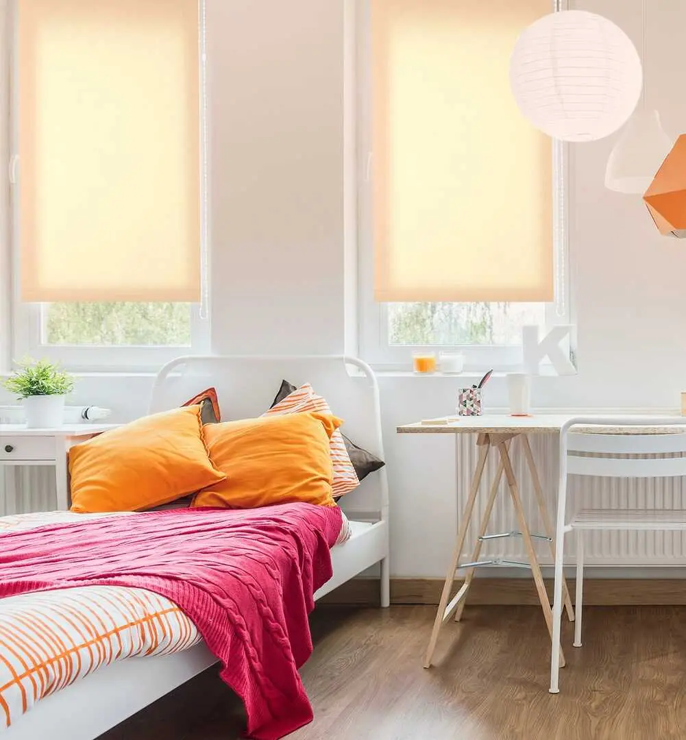 Рулонная штора Delfa Mini СРШ-01М 2070 43x160cm (Apricot)