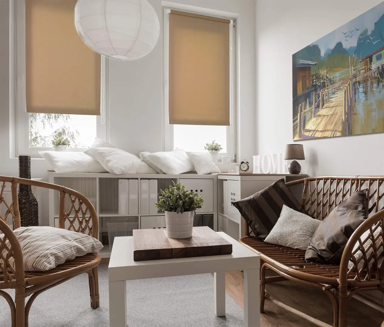 Рулонная штора Delfa Mini СРШ-01М 2439 43x160cm (Cocoa)