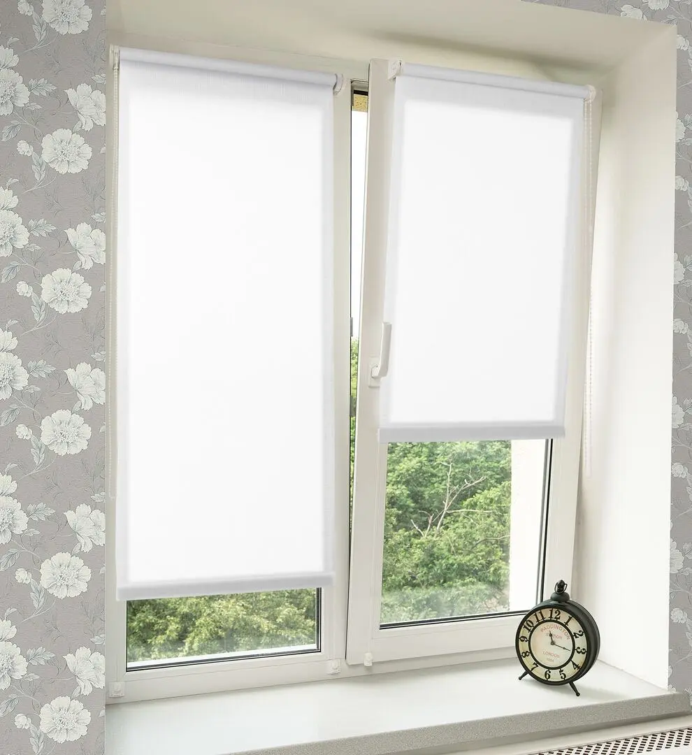 Рулонная штора Delfa Mini СРШ-01М 2800 62x160cm (White)