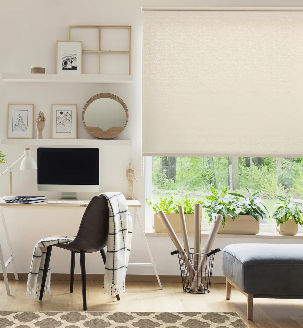 Рулонная штора Delfa Mini СРШ-01М 8281 43x170cm (Sand)