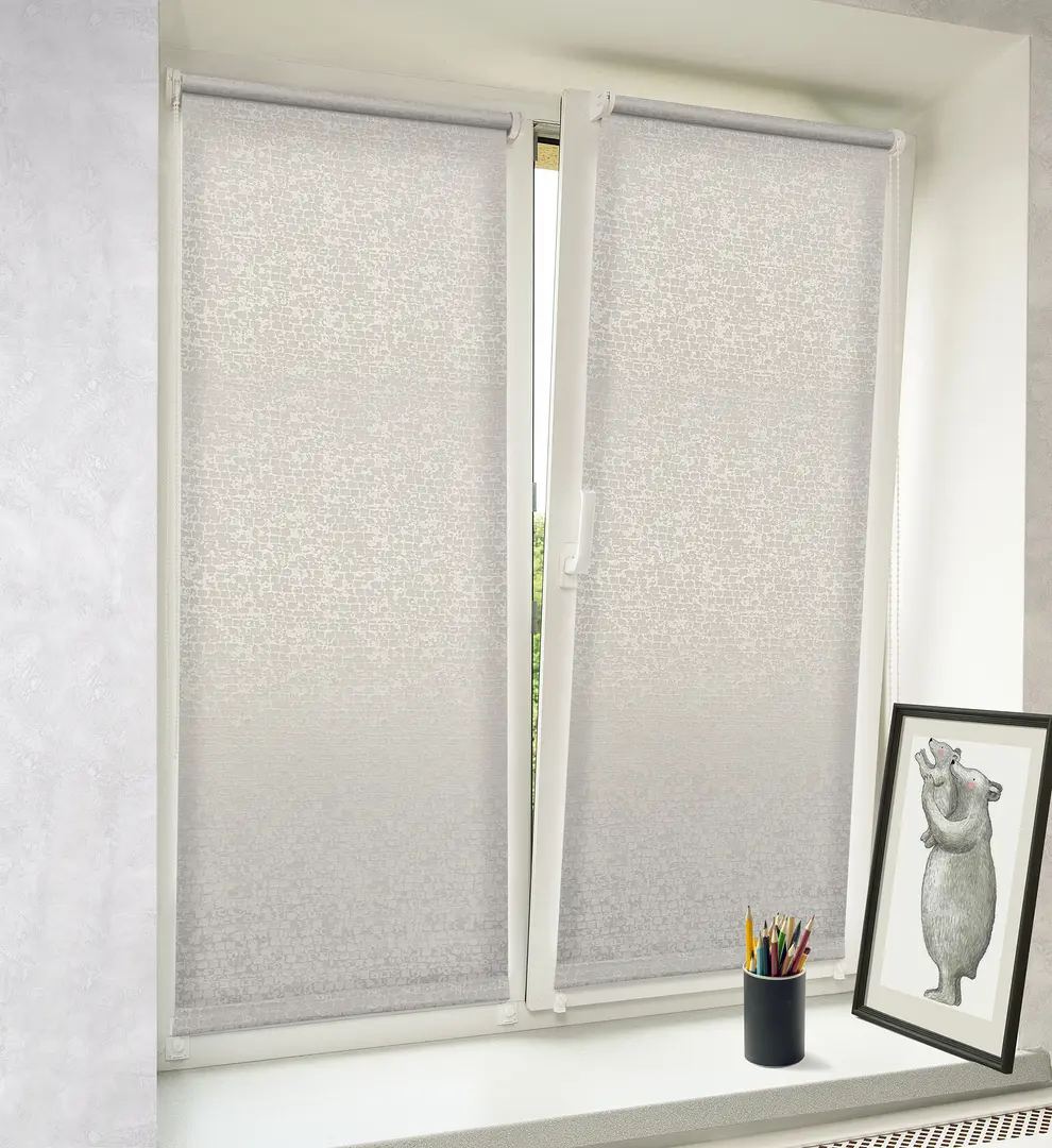 Jaluzele rulou Delfa Mini СРШ-01М 8282 73x170cm (Grey)